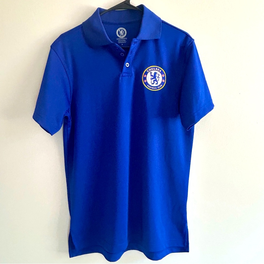 Sale! Men’s Chelsea Football Blue Polo Shirt